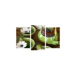 Casa si Gradina - Decoratiuni - Tablouri - Tablou multicanvas 3 piese Food and Drinks model 142, 150x90 cm - Infinity.ro