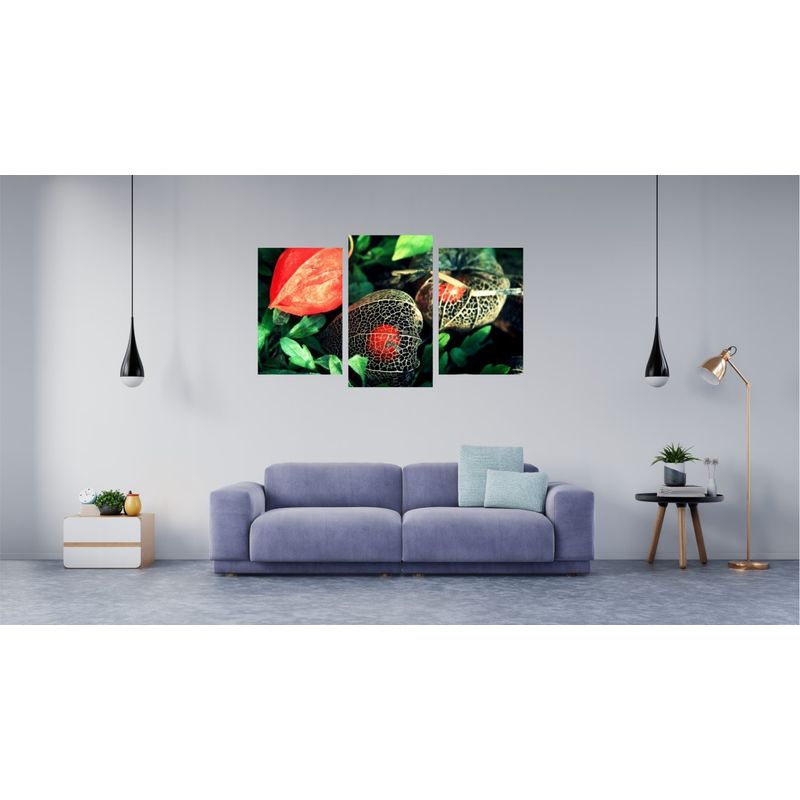 Casa si Gradina - Decoratiuni - Tablouri - Tablou multicanvas 3 piese Food and Drinks model 154, 150x90 cm - Infinity.ro