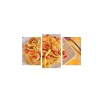 Casa si Gradina - Decoratiuni - Tablouri - Tablou multicanvas 3 piese Food and Drinks model 119, 150x90 cm - Infinity.ro