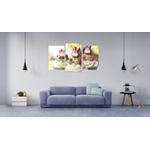 Casa si Gradina - Decoratiuni - Tablouri - Tablou multicanvas 3 piese Food and Drinks model 136, 150x90 cm - Infinity.ro