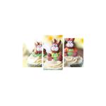 Casa si Gradina - Decoratiuni - Tablouri - Tablou multicanvas 3 piese Food and Drinks model 136, 150x90 cm - Infinity.ro