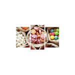 Casa si Gradina - Decoratiuni - Tablouri - Tablou multicanvas 3 piese Food and Drinks model 132, 150x90 cm - Infinity.ro