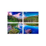 Casa si Gradina - Decoratiuni - Tablouri - Set tablouri Multicanvas 4 piese peisaj 115, 100x70 cm - Infinity.ro