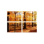 Casa si Gradina - Decoratiuni - Tablouri - Set tablouri Multicanvas 4 piese peisaj 58, 100x70 cm - Infinity.ro