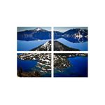 Casa si Gradina - Decoratiuni - Tablouri - Set tablouri Multicanvas 4 piese peisaj 129, 100x70 cm - Infinity.ro