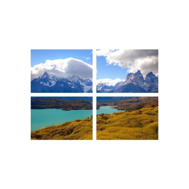 Casa si Gradina - Decoratiuni - Tablouri - Set tablouri Multicanvas 4 piese peisaj 157, 100x70 cm - Infinity.ro
