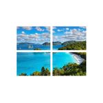 Casa si Gradina - Decoratiuni - Tablouri - Set tablouri Multicanvas 4 piese peisaj 130, 100x70 cm - Infinity.ro