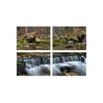 Casa si Gradina - Decoratiuni - Tablouri - Set tablouri Multicanvas 4 piese peisaj 63, 100x70 cm - Infinity.ro