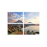 Casa si Gradina - Decoratiuni - Tablouri - Set tablouri Multicanvas 4 piese peisaj 102, 60x40 cm - Infinity.ro