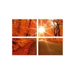 Casa si Gradina - Decoratiuni - Tablouri - Set tablouri Multicanvas 4 piese peisaj 107, 60x40 cm - Infinity.ro