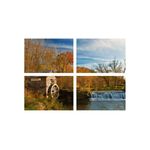 Casa si Gradina - Decoratiuni - Tablouri - Set tablouri Multicanvas 4 piese peisaj 12, 60x40 cm - Infinity.ro