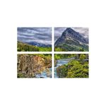 Casa si Gradina - Decoratiuni - Tablouri - Set tablouri Multicanvas 4 piese peisaj 92, 100x70 cm - Infinity.ro