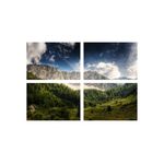 Casa si Gradina - Decoratiuni - Tablouri - Set tablouri Multicanvas 4 piese peisaj 178, 60x40 cm - Infinity.ro