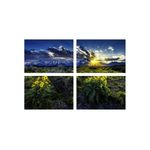 Casa si Gradina - Decoratiuni - Tablouri - Set tablouri Multicanvas 4 piese peisaj 77, 100x70 cm - Infinity.ro