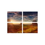 Casa si Gradina - Decoratiuni - Tablouri - Set tablouri Multicanvas 4 piese peisaj 6, 100x70 cm - Infinity.ro