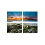 Casa si Gradina - Decoratiuni - Tablouri - Set tablouri Multicanvas 4 piese peisaj 98, 60x40 cm - Infinity.ro