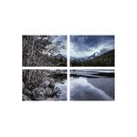 Casa si Gradina - Decoratiuni - Tablouri - Set tablouri Multicanvas 4 piese peisaj 191, 100x70 cm - Infinity.ro