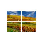 Casa si Gradina - Decoratiuni - Tablouri - Set tablouri Multicanvas 4 piese peisaj 90, 60x40 cm - Infinity.ro