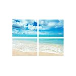 Casa si Gradina - Decoratiuni - Tablouri - Set tablouri Multicanvas 4 piese peisaj 84, 100x70 cm - Infinity.ro