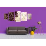 Casa si Gradina - Decoratiuni - Tablouri - Tablou multicanvas 5 piese Food and Drinks model 104, 220x90 cm - Infinity.ro