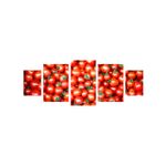 Casa si Gradina - Decoratiuni - Tablouri - Tablou multicanvas 5 piese Food and Drinks model 153, 220x90 cm - Infinity.ro