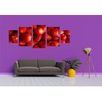 Casa si Gradina - Decoratiuni - Tablouri - Tablou multicanvas 5 piese Food and Drinks model 174, 220x90 cm - Infinity.ro