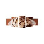 Casa si Gradina - Decoratiuni - Tablouri - Tablou multicanvas 5 piese Food and Drinks model 149, 220x90 cm - Infinity.ro