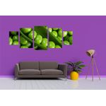 Casa si Gradina - Decoratiuni - Tablouri - Tablou multicanvas 5 piese Food and Drinks model 30, 220x90 cm - Infinity.ro