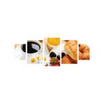 Casa si Gradina - Decoratiuni - Tablouri - Tablou multicanvas 5 piese Food and Drinks model 229, 220x90 cm - Infinity.ro