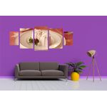 Casa si Gradina - Decoratiuni - Tablouri - Tablou multicanvas 5 piese Food and Drinks model 33, 220x90 cm - Infinity.ro