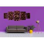 Casa si Gradina - Decoratiuni - Tablouri - Tablou multicanvas 5 piese Food and Drinks model 19, 220x90 cm - Infinity.ro