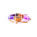 Casa si Gradina - Decoratiuni - Tablouri - Tablou multicanvas 5 piese Food and Drinks model 182, 220x90 cm - Infinity.ro