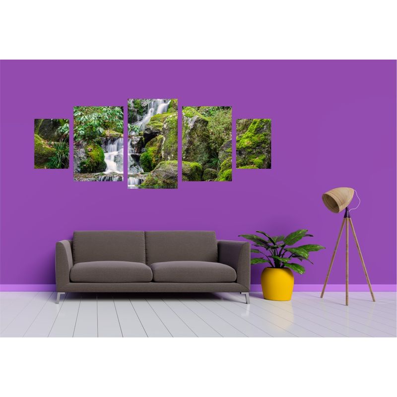 Casa si Gradina - Decoratiuni - Tablouri - Tablou multicanvas 5 piese Natura model 31, 220x90 cm - Infinity.ro