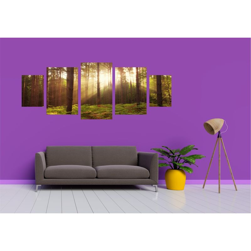 Casa si Gradina - Decoratiuni - Tablouri - Tablou multicanvas 5 piese Natura model 24, 220x90 cm - Infinity.ro