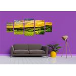 Casa si Gradina - Decoratiuni - Tablouri - Tablou multicanvas 5 piese Natura model 148, 220x90 cm - Infinity.ro