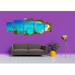 Casa si Gradina - Decoratiuni - Tablouri - Tablou multicanvas 5 piese Natura model 147, 220x90 cm - Infinity.ro