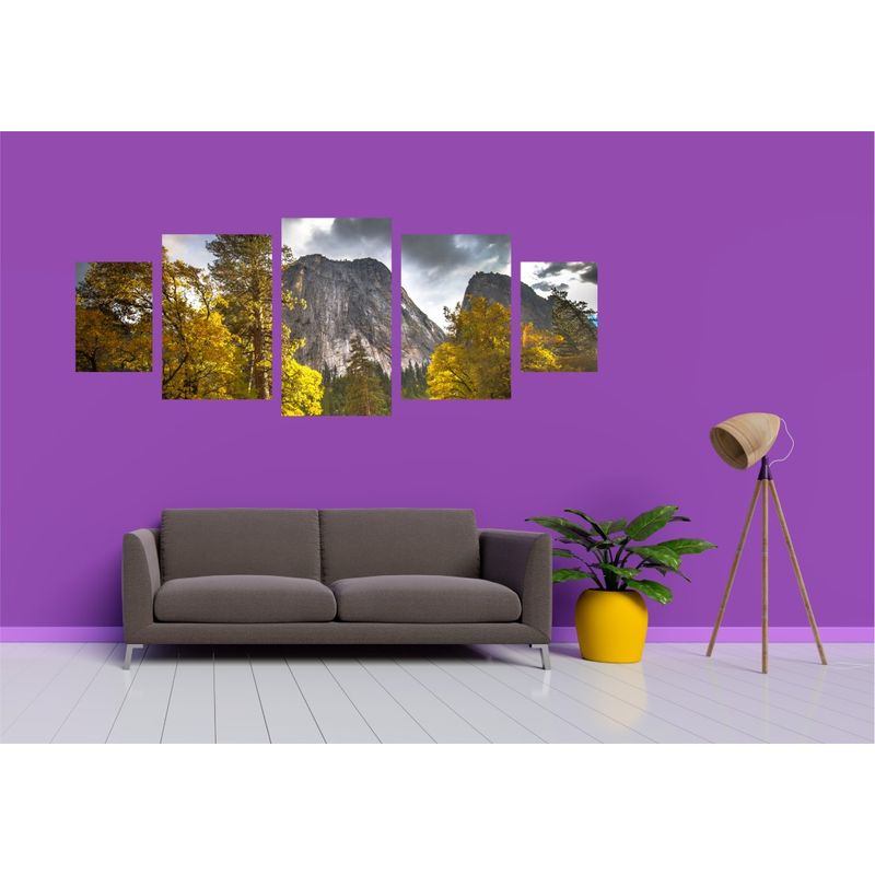 Casa si Gradina - Decoratiuni - Tablouri - Tablou multicanvas 5 piese Natura model 53, 220x90 cm - Infinity.ro