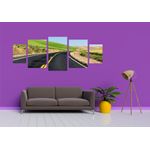 Casa si Gradina - Decoratiuni - Tablouri - Tablou multicanvas 5 piese Natura model 84, 220x90 cm - Infinity.ro