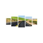 Casa si Gradina - Decoratiuni - Tablouri - Tablou multicanvas 5 piese Natura model 84, 220x90 cm - Infinity.ro