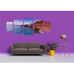 Casa si Gradina - Decoratiuni - Tablouri - Tablou multicanvas 5 piese Natura model 98, 220x90 cm - Infinity.ro