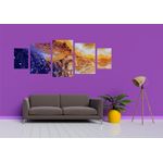 Casa si Gradina - Decoratiuni - Tablouri - Tablou multicanvas 5 piese Food and Drinks model 190, 220x90 cm - Infinity.ro
