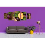 Casa si Gradina - Decoratiuni - Tablouri - Tablou multicanvas 5 piese Food and Drinks model 106, 220x90 cm - Infinity.ro