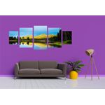Casa si Gradina - Decoratiuni - Tablouri - Tablou multicanvas 5 piese Natura model 45, 220x90 cm - Infinity.ro