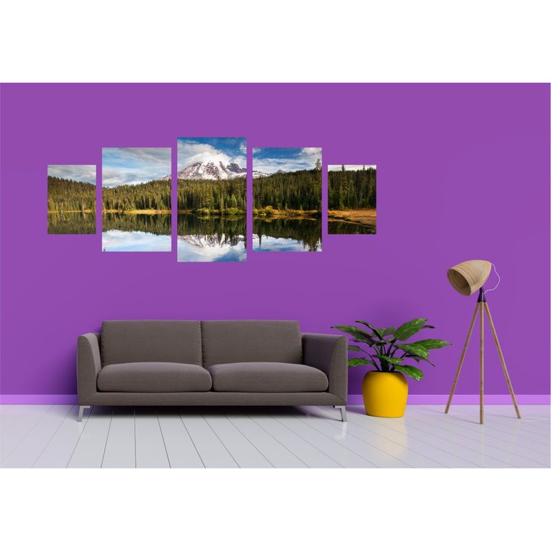 Casa si Gradina - Decoratiuni - Tablouri - Tablou multicanvas 5 piese Natura model 34, 220x90 cm - Infinity.ro