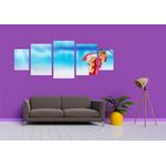 Casa si Gradina - Decoratiuni - Tablouri - Tablou multicanvas 5 piese Food and Drinks model 127, 220x90 cm - Infinity.ro
