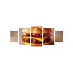 Casa si Gradina - Decoratiuni - Tablouri - Tablou multicanvas 5 piese Food and Drinks model 112, 220x90 cm - Infinity.ro