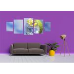 Casa si Gradina - Decoratiuni - Tablouri - Tablou multicanvas 5 piese Food and Drinks model 59, 220x90 cm - Infinity.ro