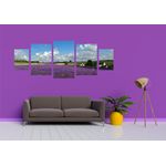 Casa si Gradina - Decoratiuni - Tablouri - Tablou multicanvas 5 piese Natura model 14, 220x90 cm - Infinity.ro