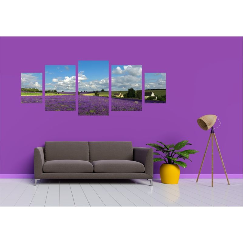 Casa si Gradina - Decoratiuni - Tablouri - Tablou multicanvas 5 piese Natura model 14, 220x90 cm - Infinity.ro