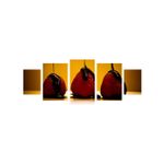 Casa si Gradina - Decoratiuni - Tablouri - Tablou multicanvas 5 piese Food and Drinks model 65, 220x90 cm - Infinity.ro